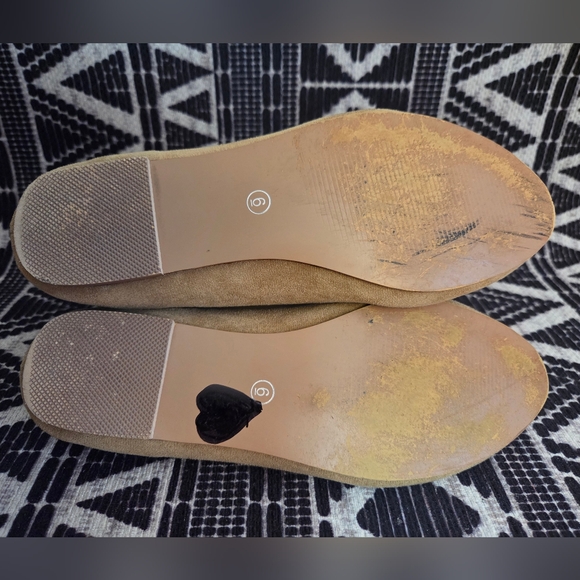 Tinstree Women Tan Suede Flat MocassIn Slip On sz 6 NWD UNIQUE LOOK! - Picture 6 of 6